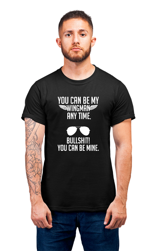 Minimalist movie-inspired T-shirt with a round neck and breathable 180 GSM material
