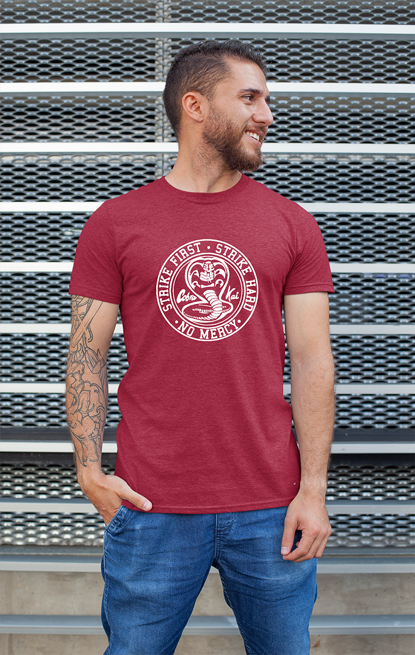 Sweaty Armpits Premium Unisex Printed T-shirts  Cobra Kai Dojo Special
