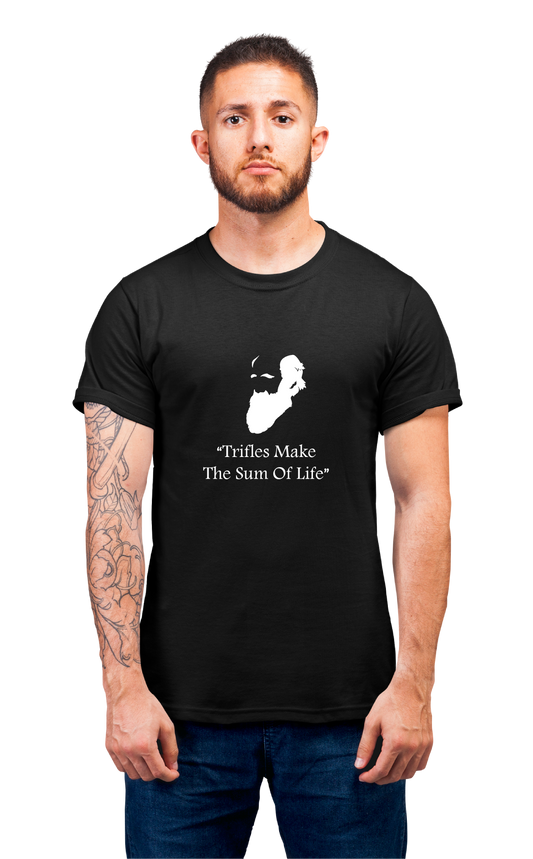 Minimalist movie-inspired T-shirt with a round neck and breathable 180 GSM material