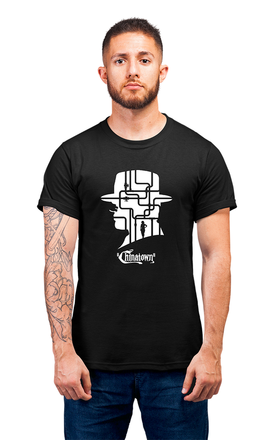 Minimalist movie-inspired T-shirt with a round neck and breathable 180 GSM material
