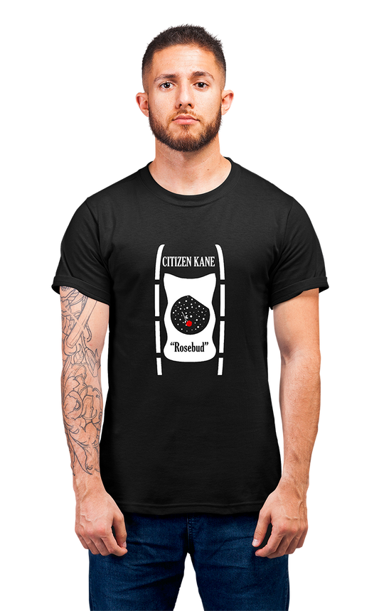 Minimalist movie-inspired T-shirt with a round neck and breathable 180 GSM material