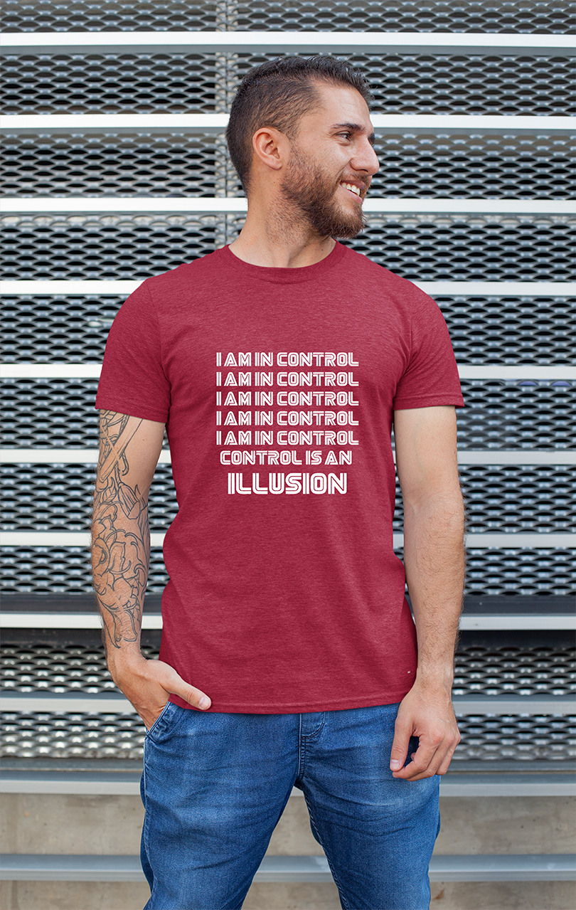 Sweaty Armpits Premium Unisex Printed T-shirts Of Control Is a Illusion, Mr. Robot T.V Show