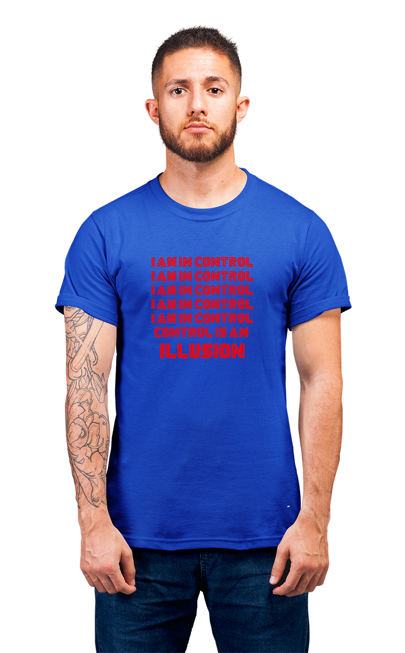 Sweaty Armpits Premium Unisex Printed T-shirts Of Control Is a Illusion, Mr. Robot T.V Show