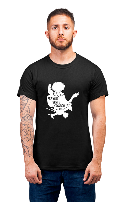 Minimalist movie-inspired T-shirt with a round neck and breathable 180 GSM material