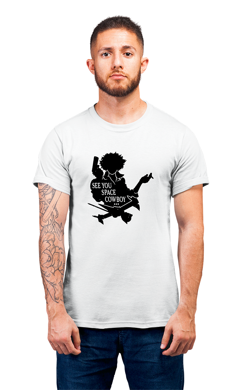 Sweaty Armpits Premium Unisex Printed T-shirt Cowboy Bebop, Vintage Anime Minimalistic Design
