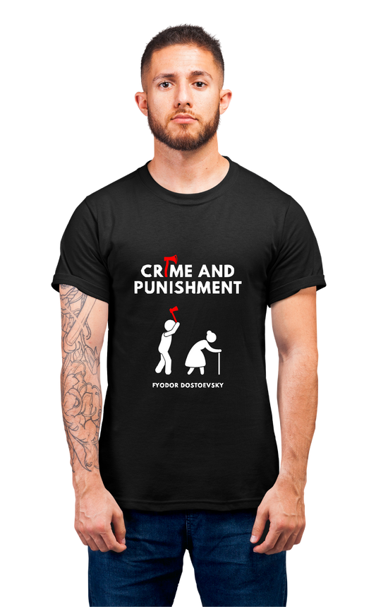 Minimalist movie-inspired T-shirt with a round neck and breathable 180 GSM material