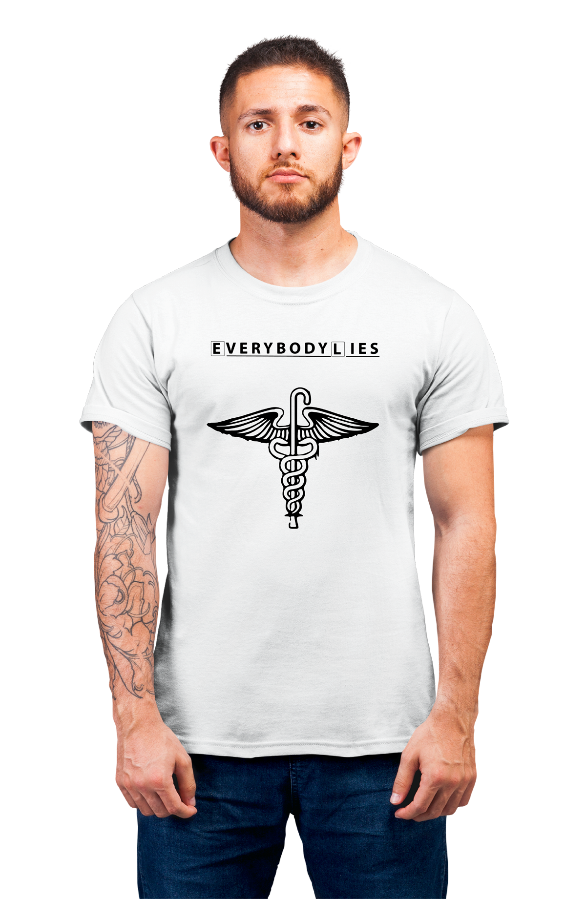 Sweaty Armpits Premium Unisex Printed T-shirts "House M.D "T.V Show", "Everybody Lies"