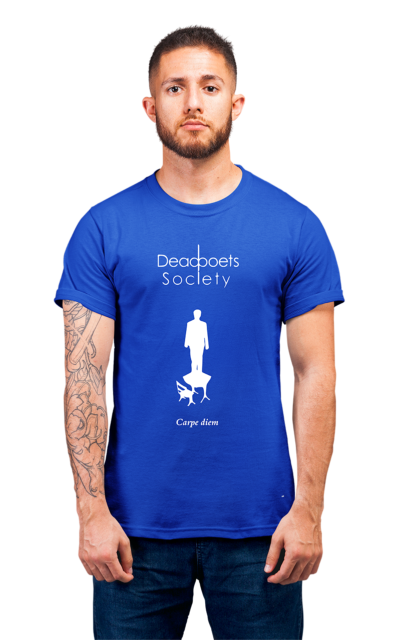 Minimalist movie-inspired T-shirt with a round neck and breathable 180 GSM material