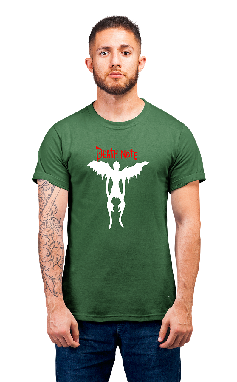 Sweaty Armpits Premium Unisex Printed T-shirts,Death Note  Anime, Classic Anime, Minimalistic Design