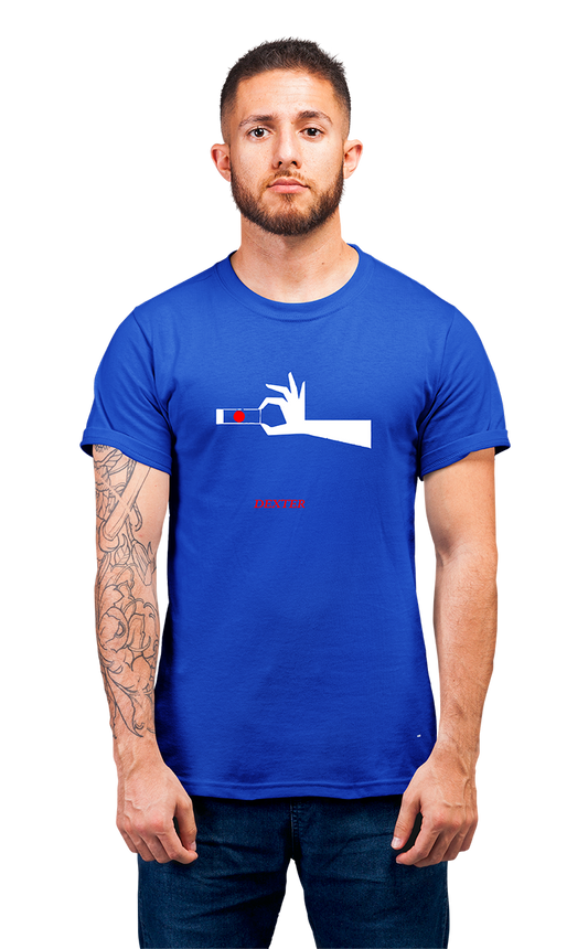 Sweaty Armpits Premium Unisex Printed T-shirt, Dexter T.V Show,  Minimalistic Design