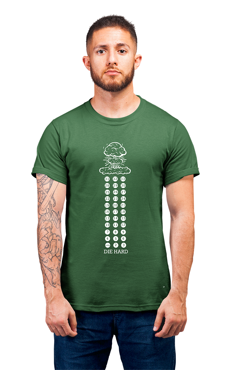 Sweaty Armpits Premium Unisex Printed T-shirtsDie Hard, Cult Classic, Iconic Movie, Bruce Willis, Minimalistic Design