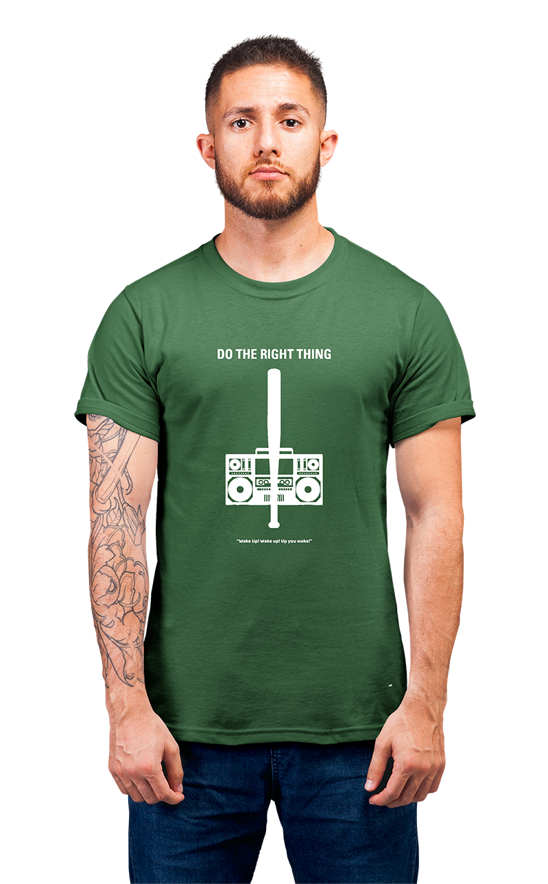 Minimalist movie-inspired T-shirt with a round neck and breathable 180 GSM material