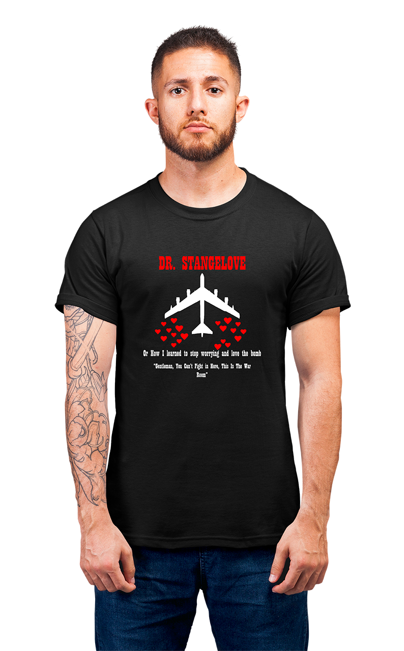 Minimalist movie-inspired T-shirt with a round neck and breathable 180 GSM material