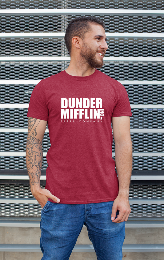 Minimalist movie-inspired T-shirt with a round neck and breathable 180 GSM material