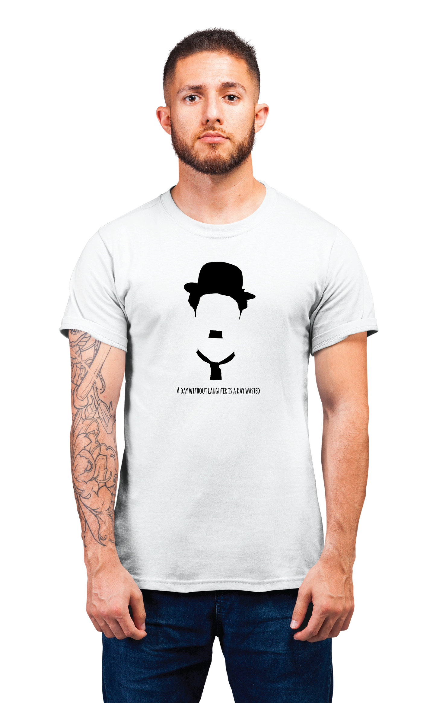 Sweaty Armpits Premium Unisex Printed T-shirts of charlie chaplin Movies