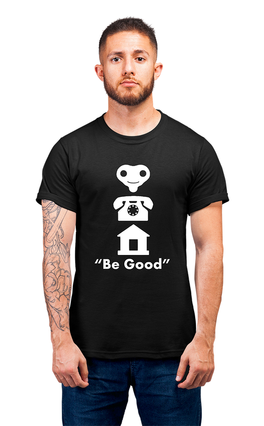 Minimalist movie-inspired T-shirt with a round neck and breathable 180 GSM material