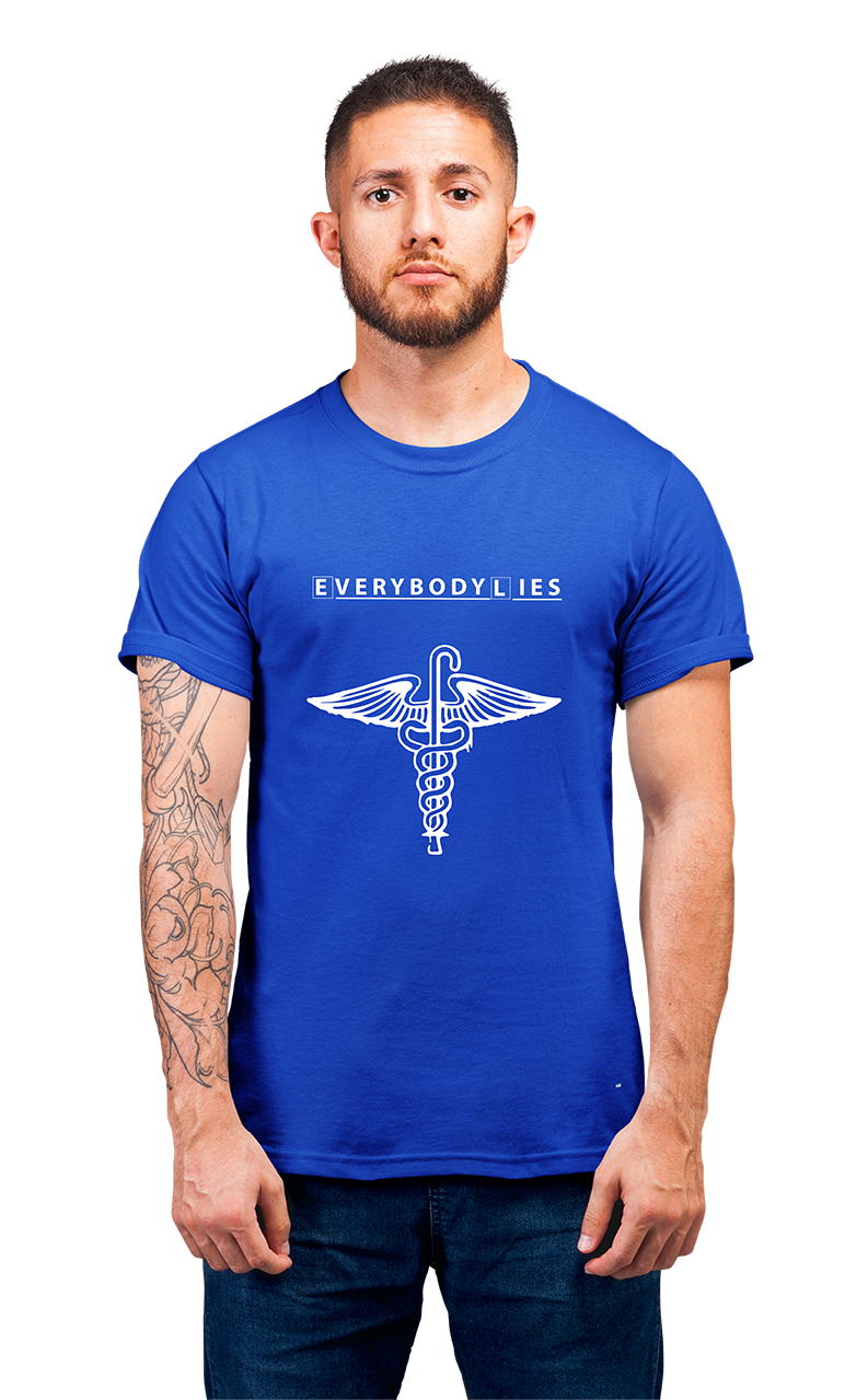 Sweaty Armpits Premium Unisex Printed T-shirts "House M.D "T.V Show", "Everybody Lies"