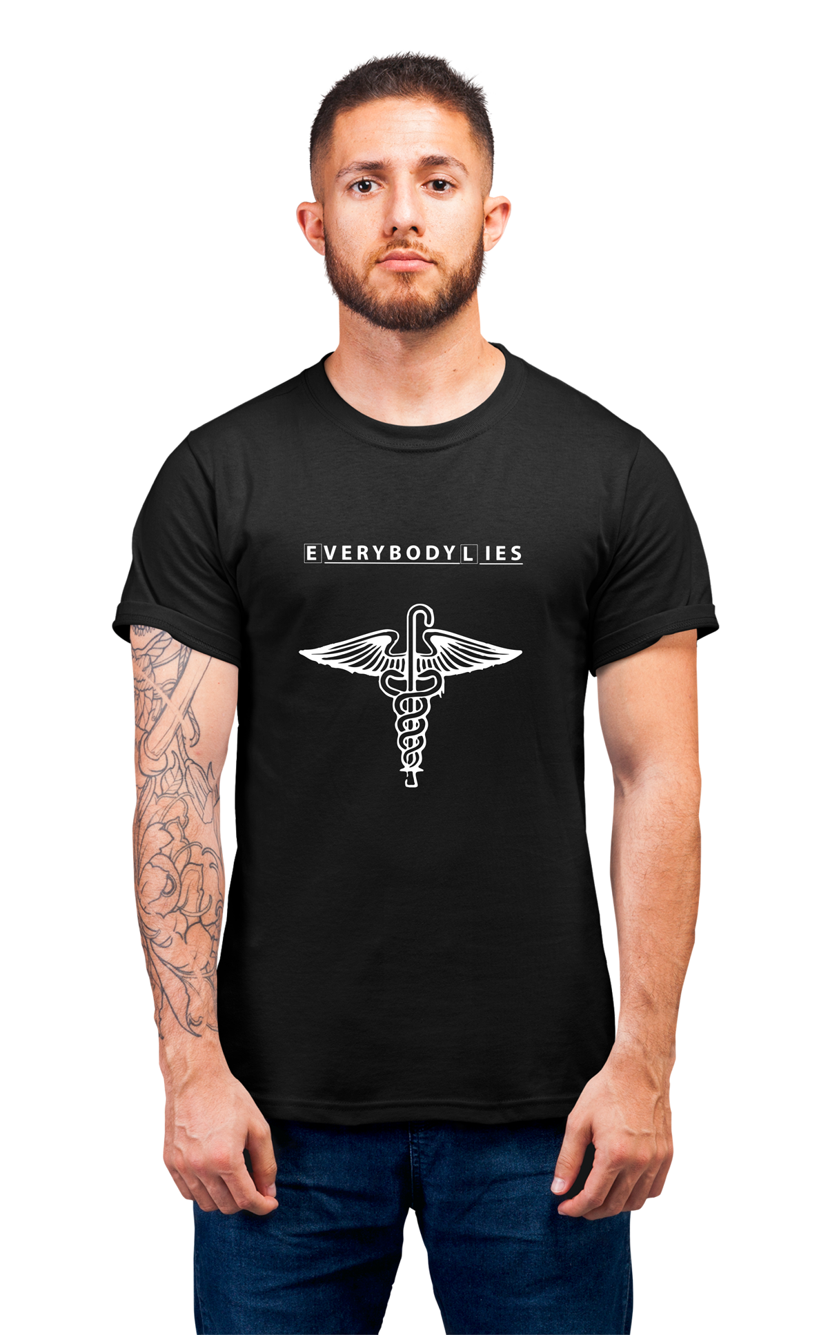Sweaty Armpits Premium Unisex Printed T-shirts "House M.D "T.V Show", "Everybody Lies"