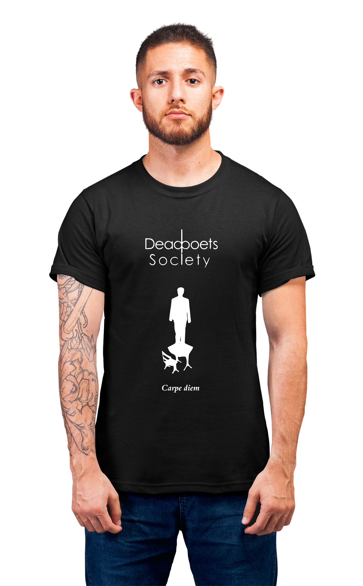 Sweaty Armpits Premium Unisex Printed T-shirts Dead Poet Society, Iconic Movie, Minimalistic Design