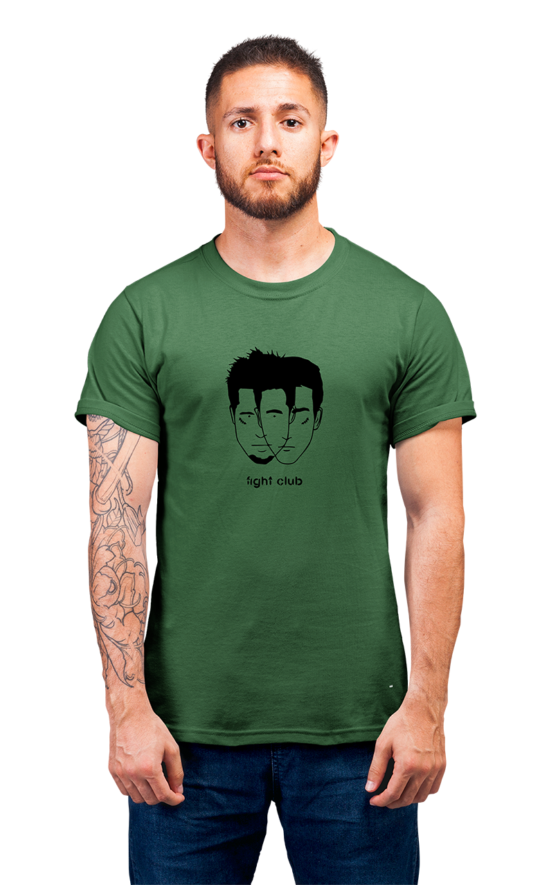 Sweaty Armpits Premium Unisex Printed T-shirts Fight Club Movie (1999), Davd Fincher, Brad Pitt, Tyler Durdun, Iconic Movie Minimalistic Design