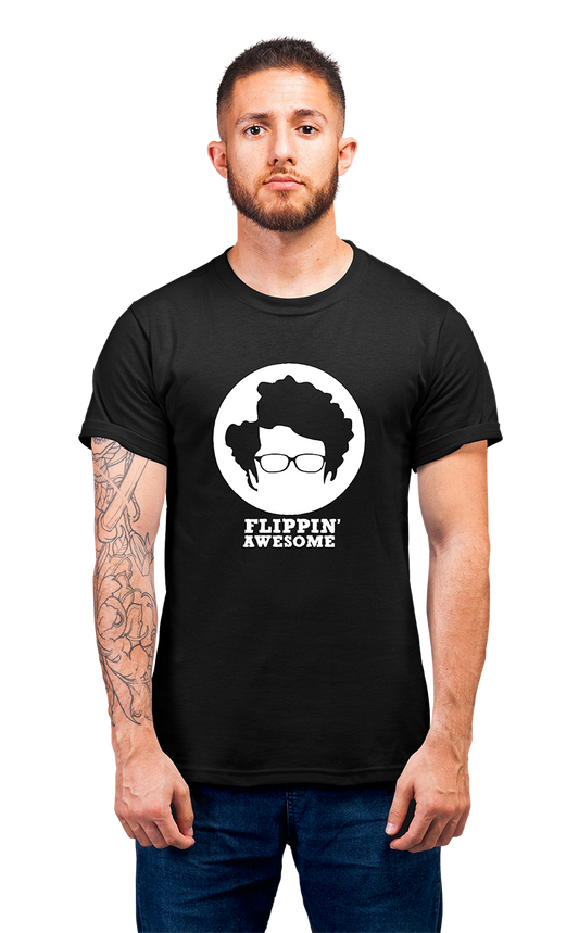 Minimalist movie-inspired T-shirt with a round neck and breathable 180 GSM material