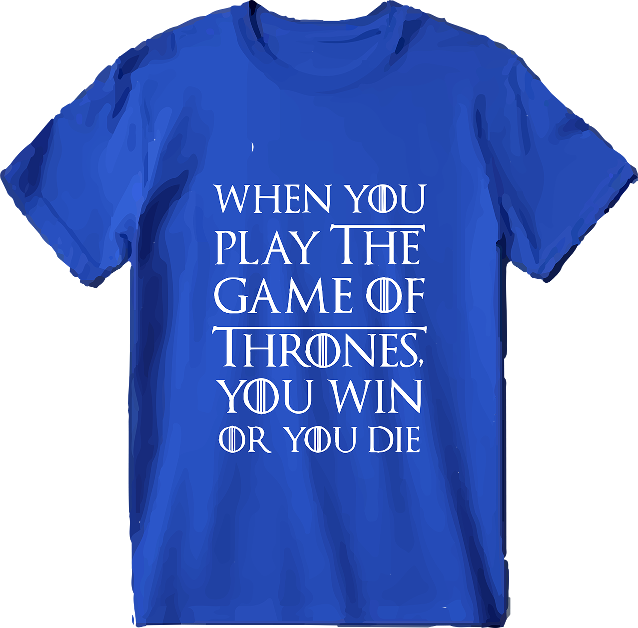 Sweaty Armpits Premium Unisex Printed T-shirt "Game Of Thrones" Famous Quotes, Fantasy T.V Show, HBO Original Minimalistic Design Win Or Die