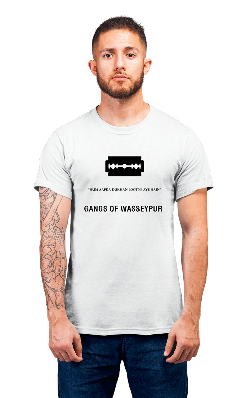 Sweaty Armpits Premium Unisex Printed T-shirts Gangs Of Wasseypur Iconic Movie Indian Gangster Original Movie Minimalistic Design