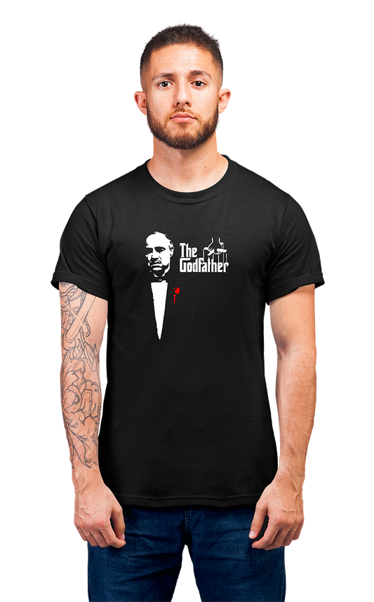 Minimalist movie-inspired T-shirt with a round neck and breathable 180 GSM material