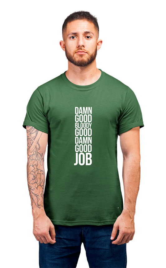 Minimalist movie-inspired T-shirt with a round neck and breathable 180 GSM material