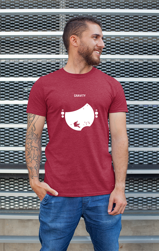 Minimalist movie-inspired T-shirt with a round neck and breathable 180 GSM material