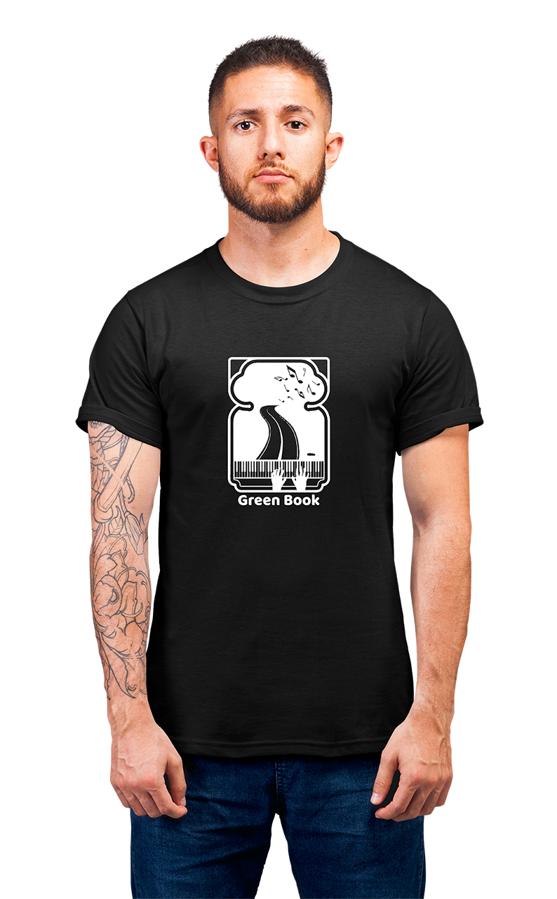 Minimalist movie-inspired T-shirt with a round neck and breathable 180 GSM material