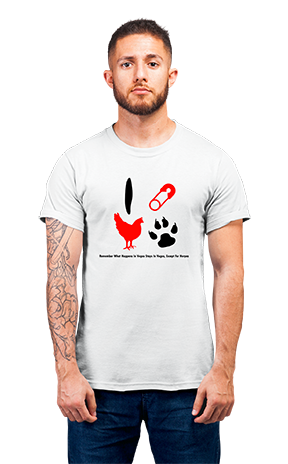 Minimalist movie-inspired T-shirt with a round neck and breathable 180 GSM material