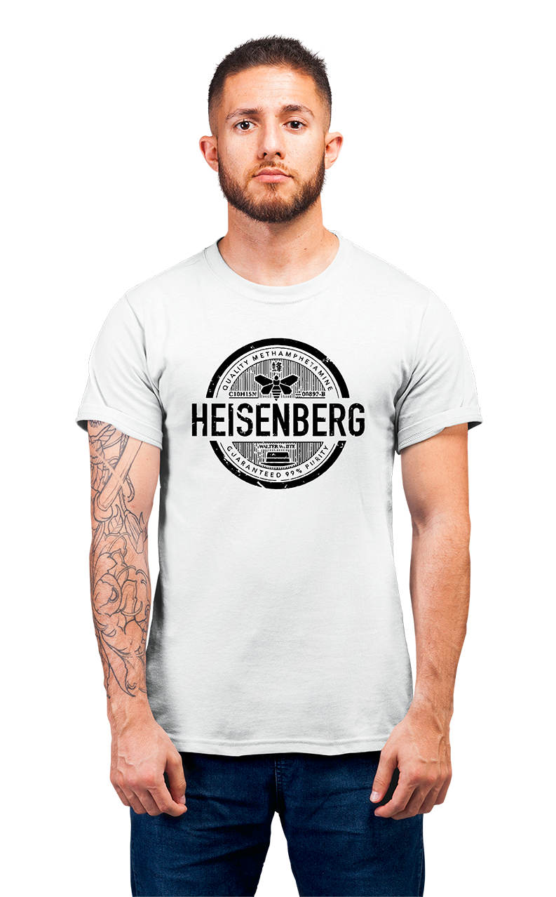 Sweaty Armpits Premium Unisex Printed T-shirt Heisenberg Breaking Bad, T.V Show, AMC Iconic Show, Blue Meth Walter White, Vince Gilligan Minimalistic Design