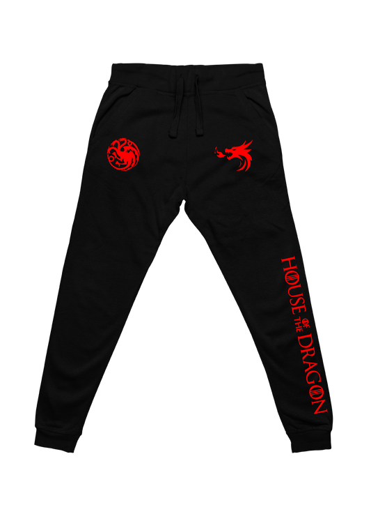 Premium Printed 100% Cotton Joggers With Colourful Vinyl Designs