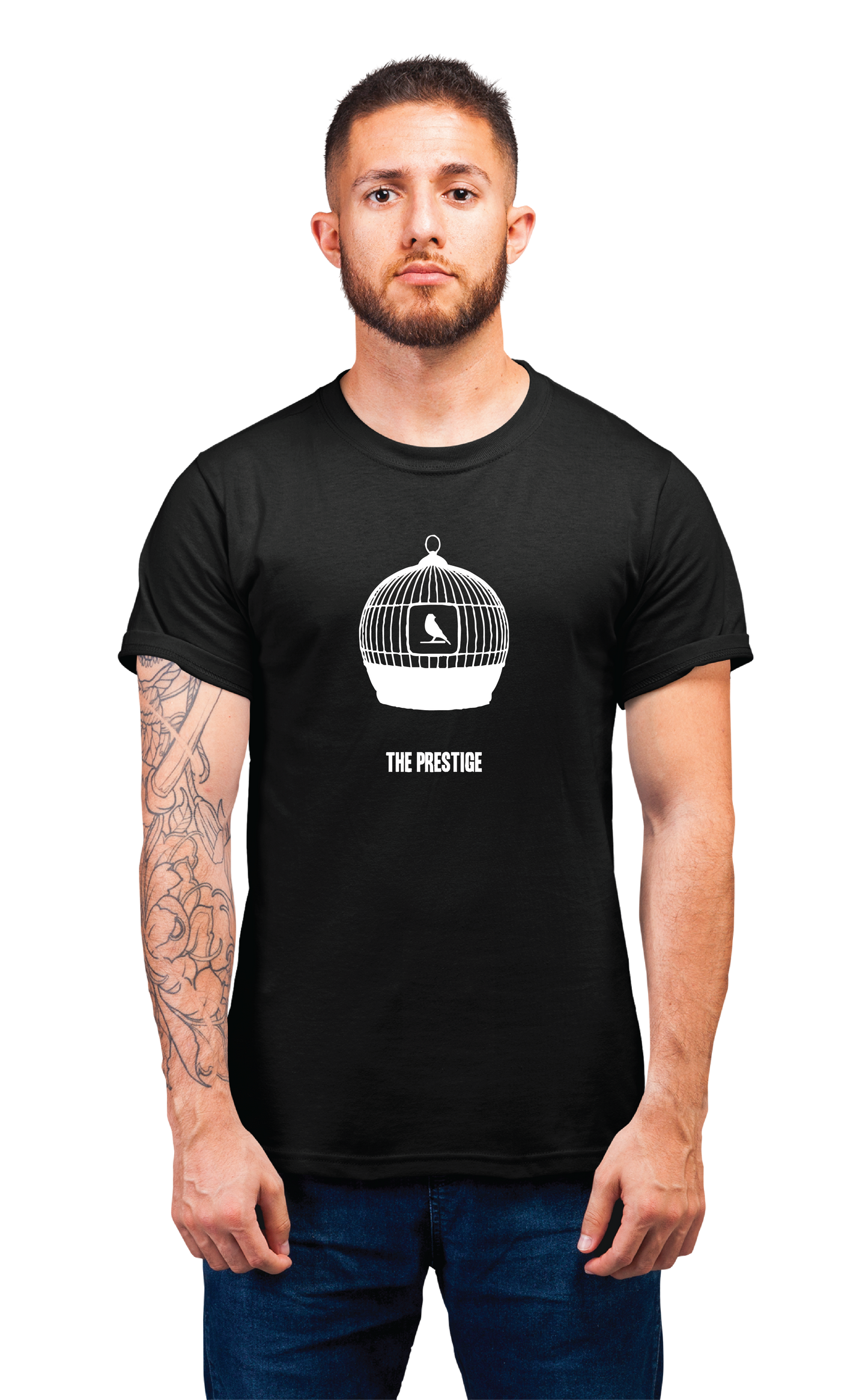 Sweaty Armpits Premium Unisex Printed T-shirt "The Prestige" Christopher Nolan Movie Magical Sci-Fi Minimalistic Design