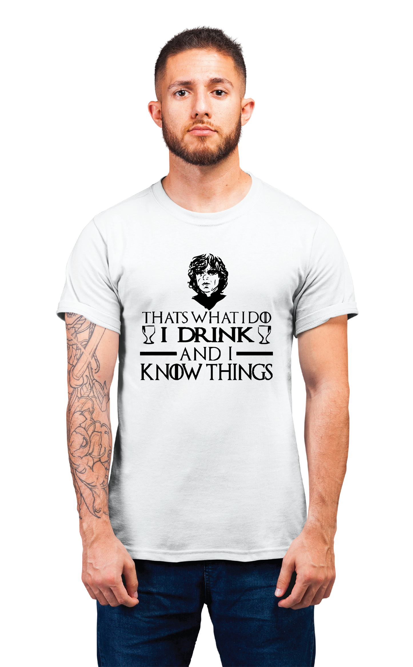 Sweaty Armpits Premium Unisex Printed T-shirt Game Of Thrones Tyrion Epic Quote Minimalistic Design