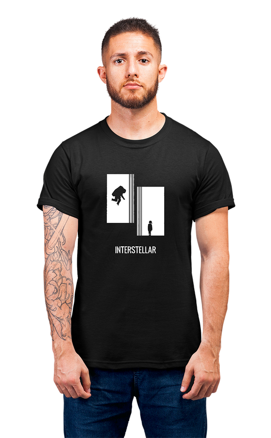 Minimalist movie-inspired T-shirt with a round neck and breathable 180 GSM material