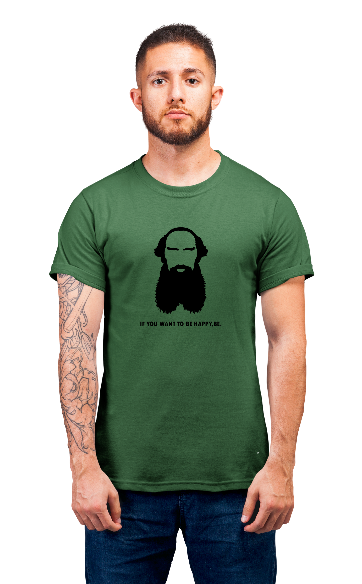 Sweaty Armpits Premium Unisex Printed T-shirts Leo Tolstoy