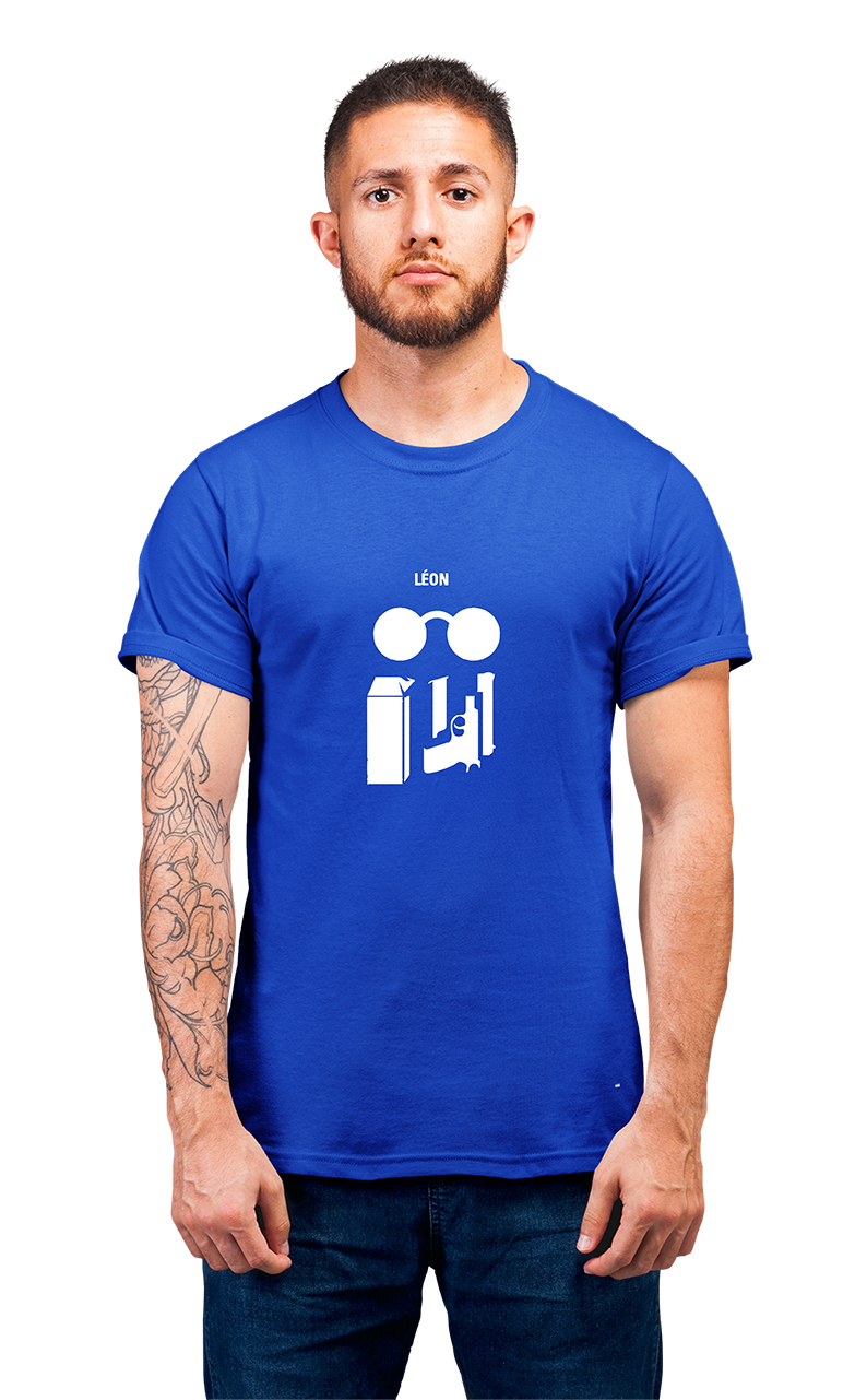 Minimalist movie-inspired T-shirt with a round neck and breathable 180 GSM material