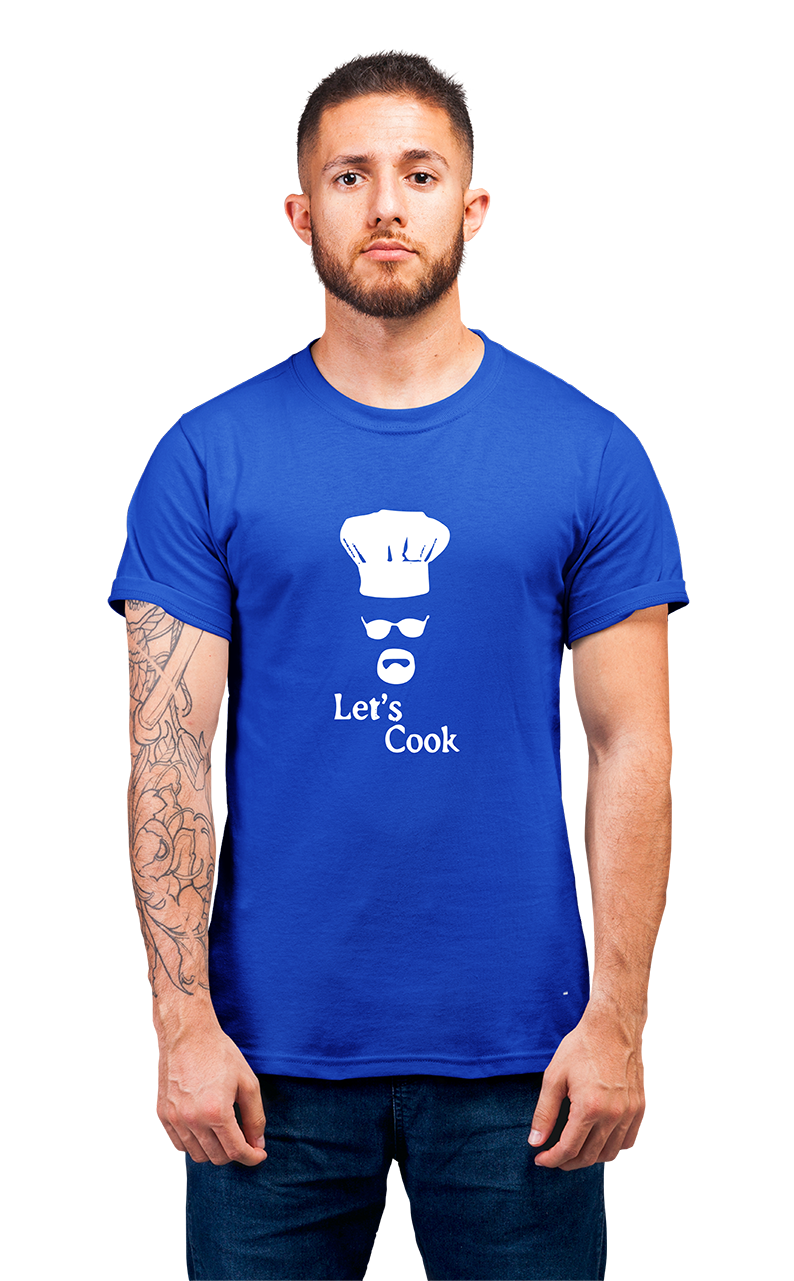 Sweaty Armpits Premium Unisex Printed T-shirt Breaking Bad T.V Show "Let's Cook" Minimalistic Design