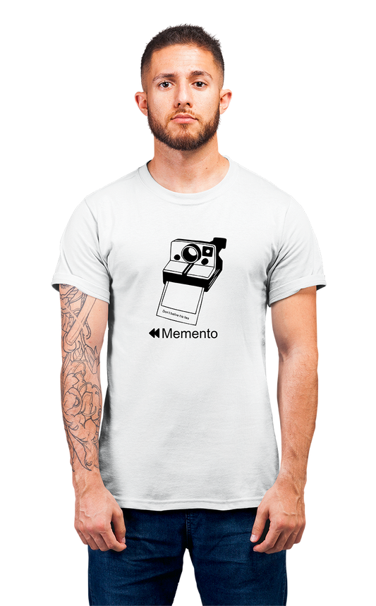 Minimalist movie-inspired T-shirt with a round neck and breathable 180 GSM material