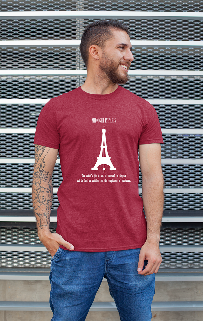 Sweaty Armpits Premium Unisex Printed T-shirts  Midnight In Paris Movie Woody Allen Minimalistic Design