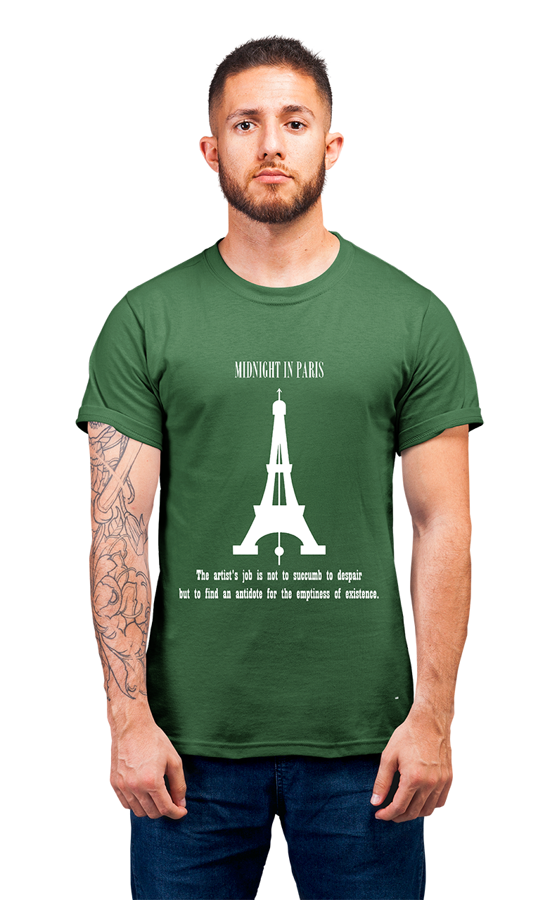 Sweaty Armpits Premium Unisex Printed T-shirts  Midnight In Paris Movie Woody Allen Minimalistic Design