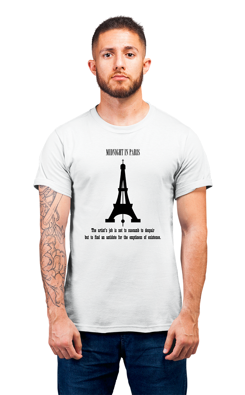 Sweaty Armpits Premium Unisex Printed T-shirts  Midnight In Paris Movie Woody Allen Minimalistic Design