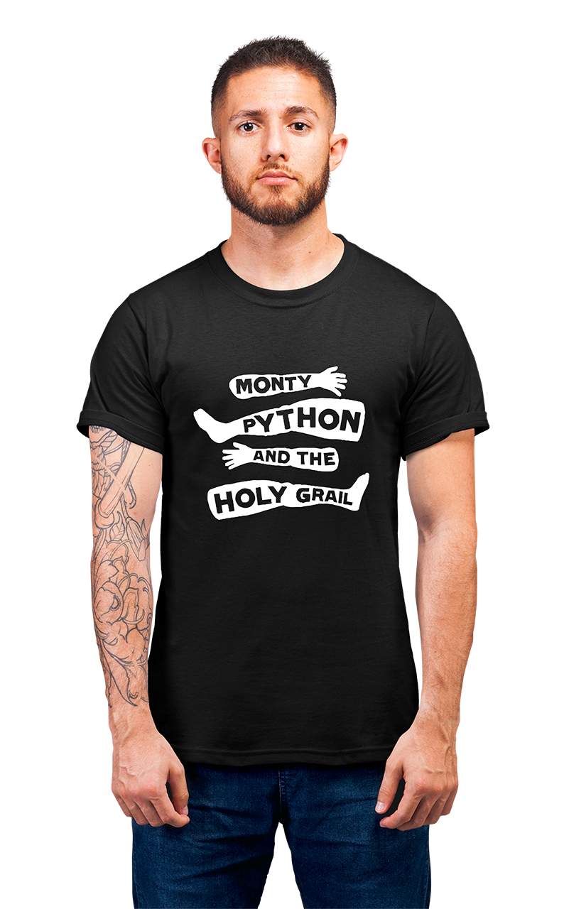 Minimalist movie-inspired T-shirt with a round neck and breathable 180 GSM material