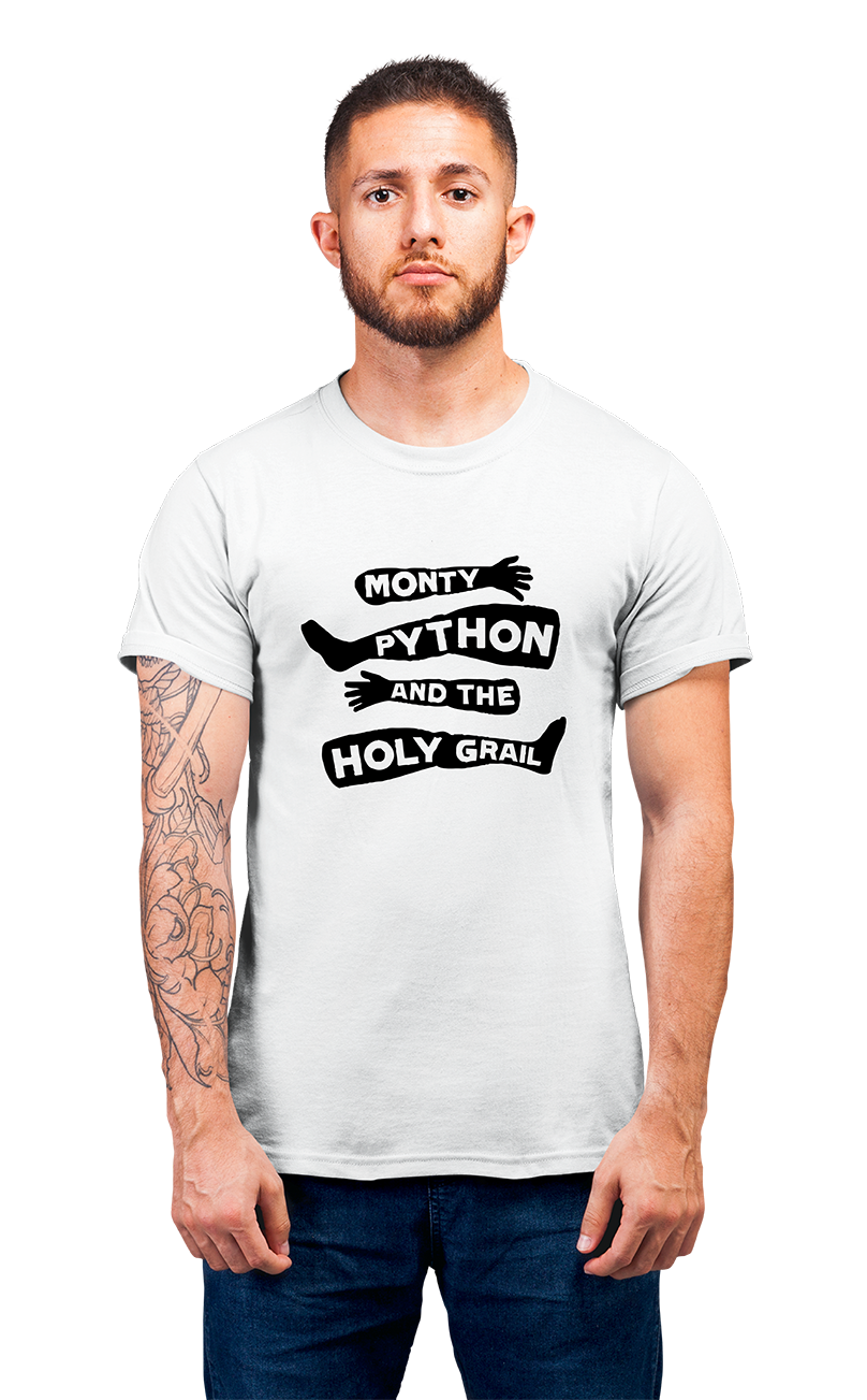 Sweaty Armpits Premium Unisex Printed T-shir "Monty Python And The Holy Grail" Comedy Movie Series British Comedy Minimalistic Design
