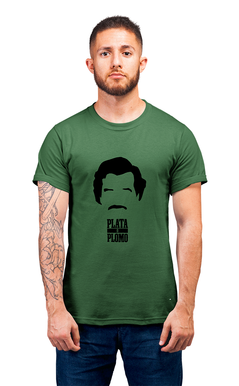 Minimalist movie-inspired T-shirt with a round neck and breathable 180 GSM material