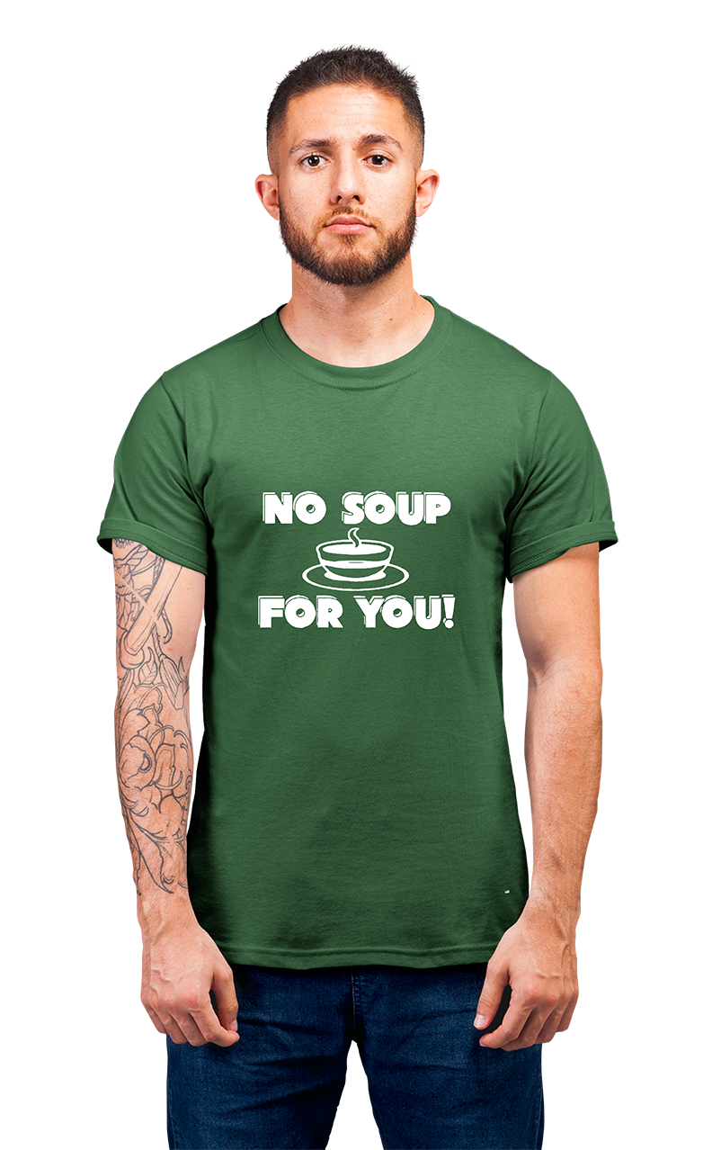 Sweaty Armpits Premium Unisex Printed T-shirt Seinfeld Soup Nazi Minimalistic Design