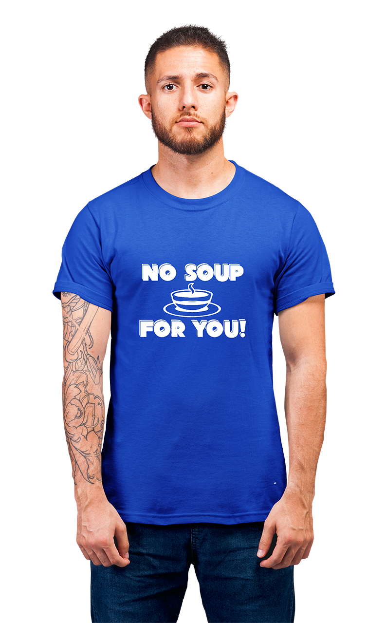 Sweaty Armpits Premium Unisex Printed T-shirt Seinfeld Soup Nazi Minimalistic Design