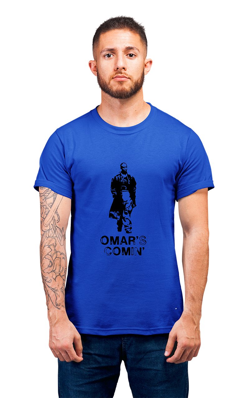 Sweaty Armpits Premium Unisex Printed T-shirt The Wire HBO Original "Omar Comin" Minimalistic  Design